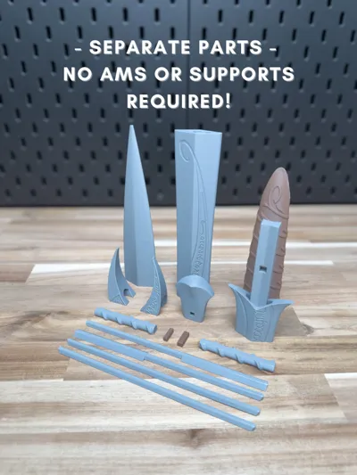 Sting Prop Kit (No Support, No AMS, No Glue) by The Kit Kiln MakerWorld ...