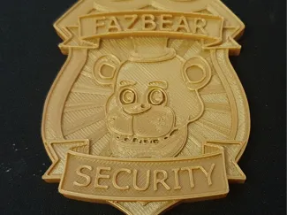 fazbear security badge