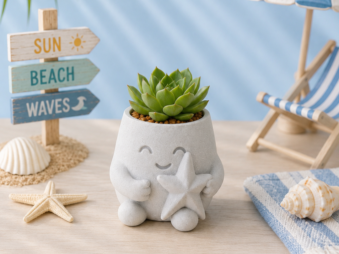 Beach Buddies Summer Pot | Starfish