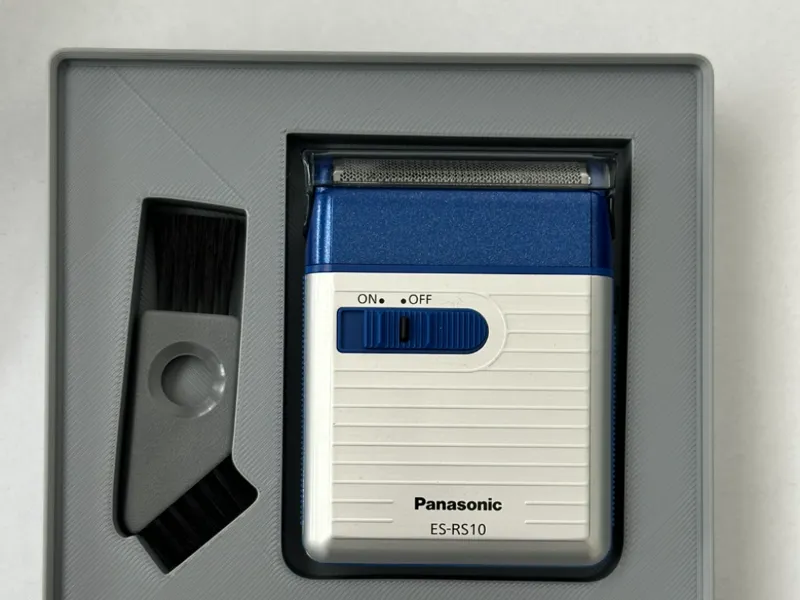 Gridfinity Bin for Panasonic ES-RS10 Travel Shaver