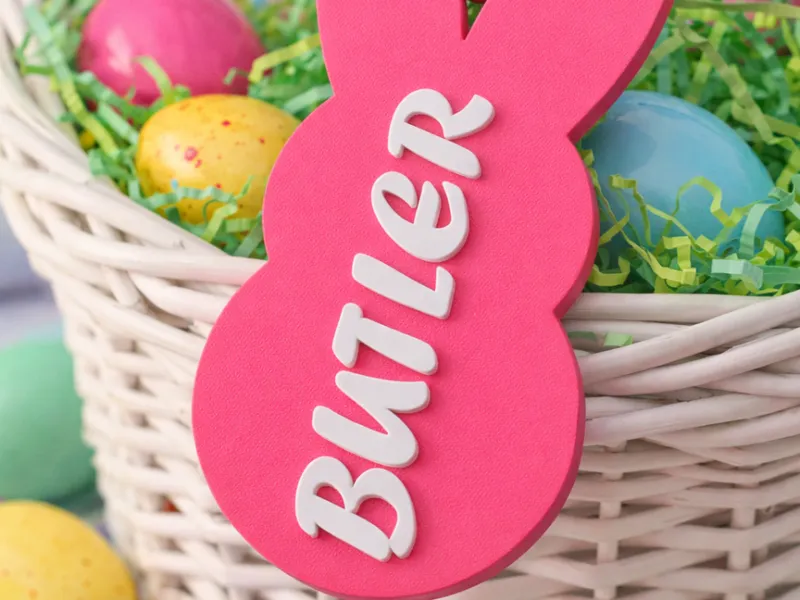 Peep Name Tag - Customize - Easter Basket Label