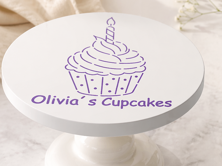Personalisierter CupCake / Kuchen Ständer