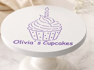 Personalized CupCake / Cake Stand