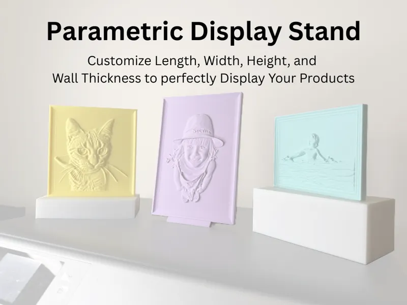 Parametric Display Stand Block Product Photography