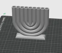 Menorah de Hanoucca — design moderne — photo 3