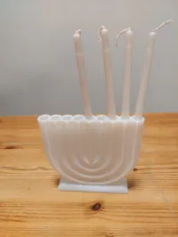 Menorah de Hanoucca — design moderne — photo 5
