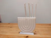 Menorah de Hanoucca — design moderne — photo 6