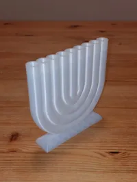 Menorah de Hanoucca — design moderne — photo 4