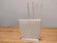 Menorah de Hanoucca — design moderne — photo 1