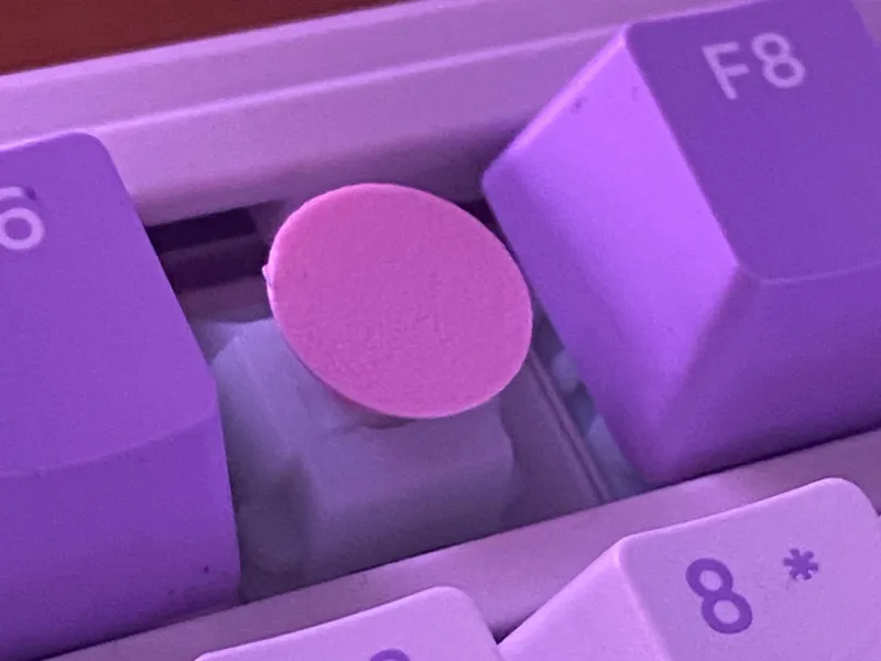 Keycap replacement post