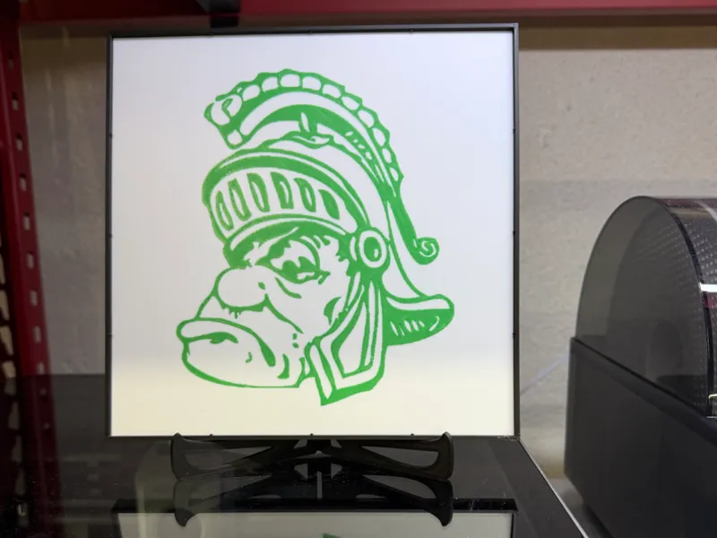MSU Sparty Hueforge