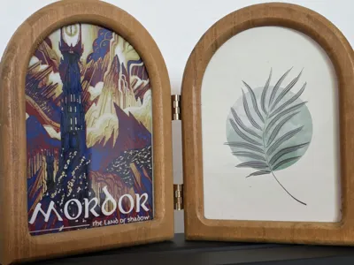 LotR -Mordor, The Land of Shadow Artistic Hueforge