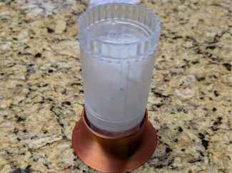 Crystal Deodorant upside down holder