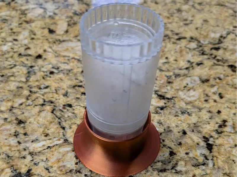 Crystal Deodorant upside down holder