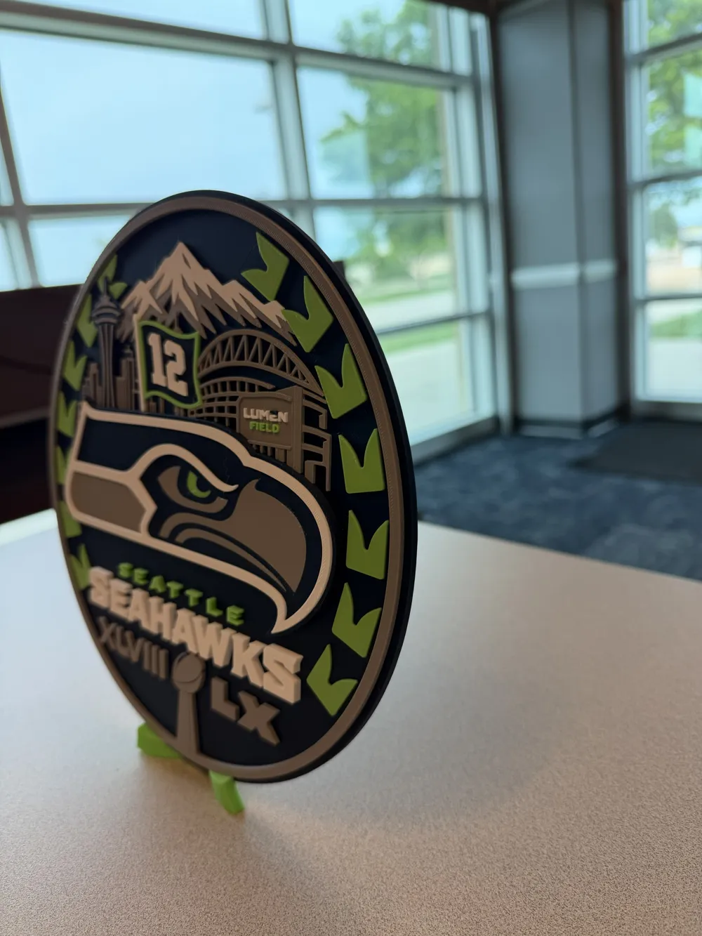 Seattle Seahawks Sign - Free 3D Print Model - MakerWorld