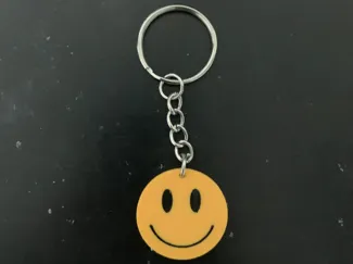Smiley Face Keychain