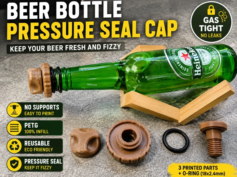 Pressure Seal Bottle Cap