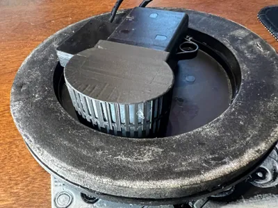 Expanded filter for solar fountain