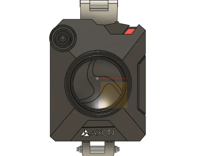Police Body cam and mount AXON