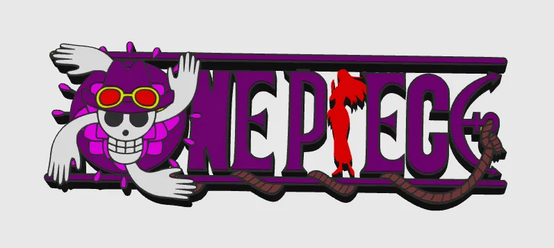 One Piece Logo Robin
