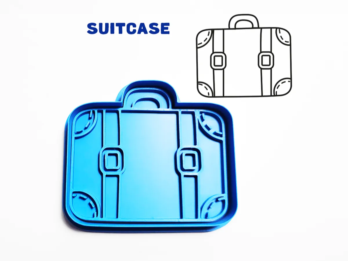 Emporte-pièce valise pour biscuits