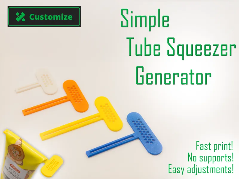 Simple Tube Squeezer | Customizable |