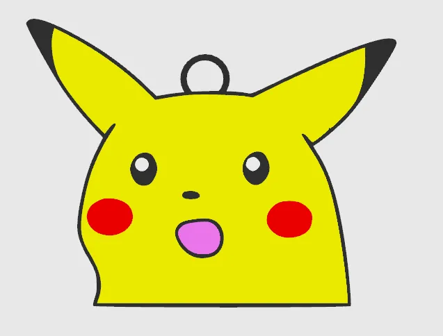 Surprised Pikachu logo 