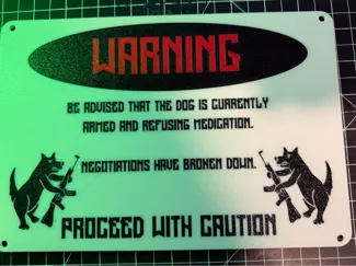 Dog is Armed