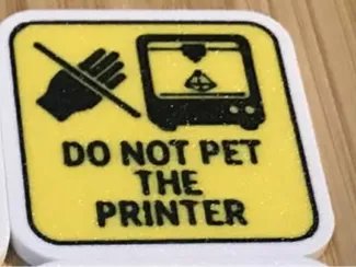 Do Not pet the printer 