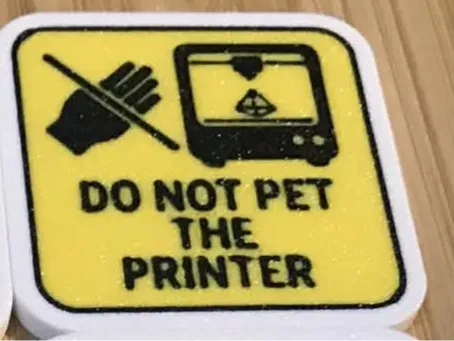 Do Not pet the printer 