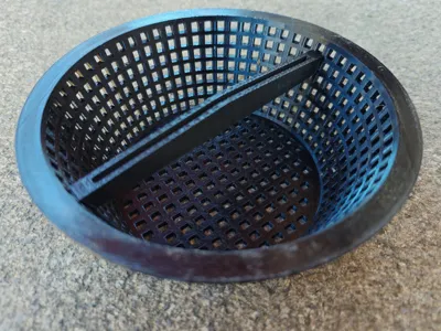 Pool Skimmer Basket with Removable Handle