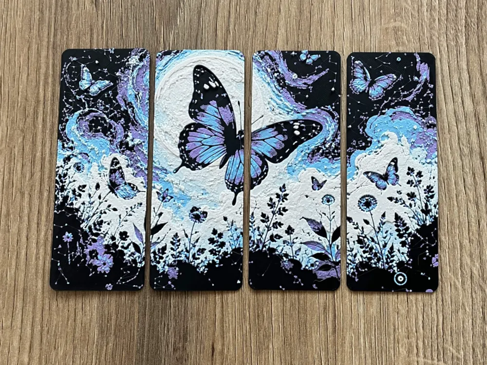 Accesorio para impresora 3D: FREE TO SELL! – Butterfly Bookmark Set - NO AMS. Referencia del modelo original.