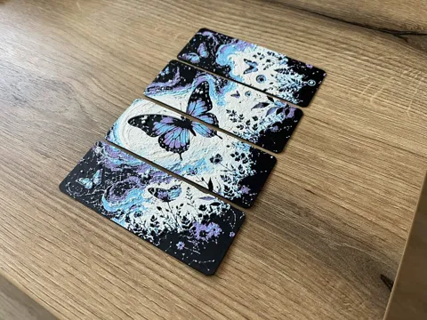 Accesorio para impresora 3D: FREE TO SELL! – Butterfly Bookmark Set - NO AMS — vista de referencia 3