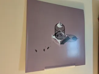 Wall Mount for LP/Vinyl, Print in Place, only 25g