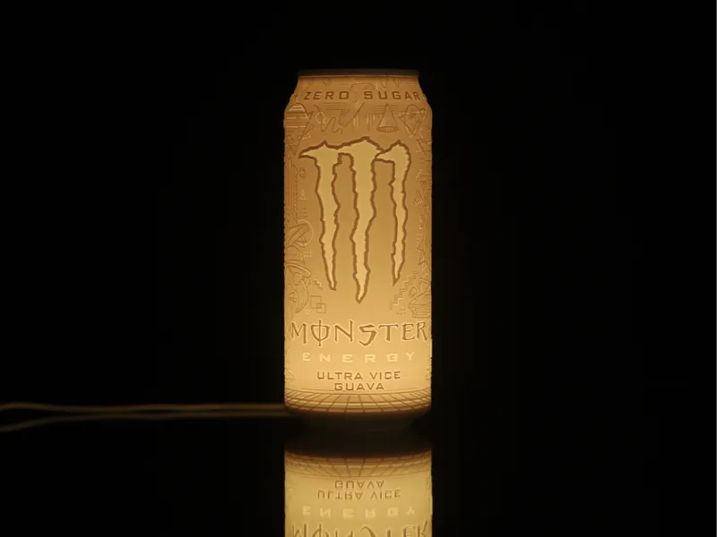 Monster Energy Ultra Vice Guava Lithophane