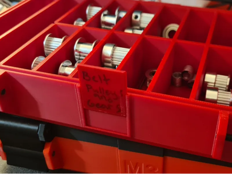 Storage Bins With Tags