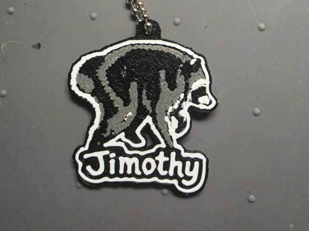 Jimothy the Raccoon Keychain