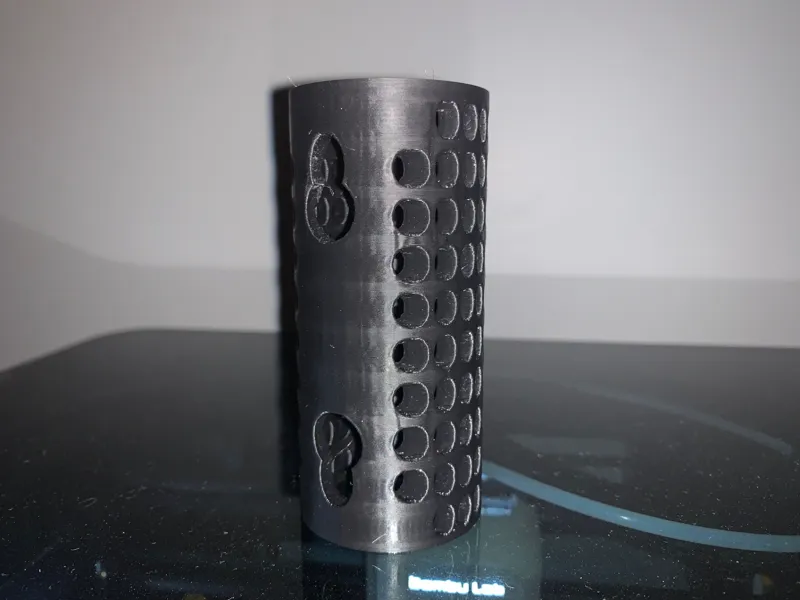 Betta fish tunnel with holes for suction cup mounting