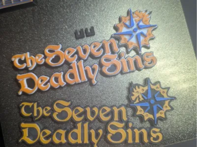The Seven Deadly Sins logo (customizable)