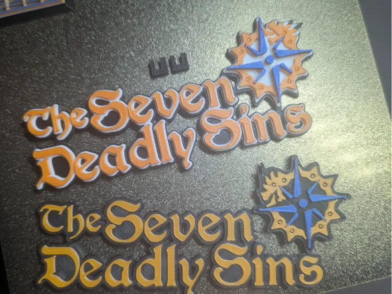 The Seven Deadly Sins logo (customizable)