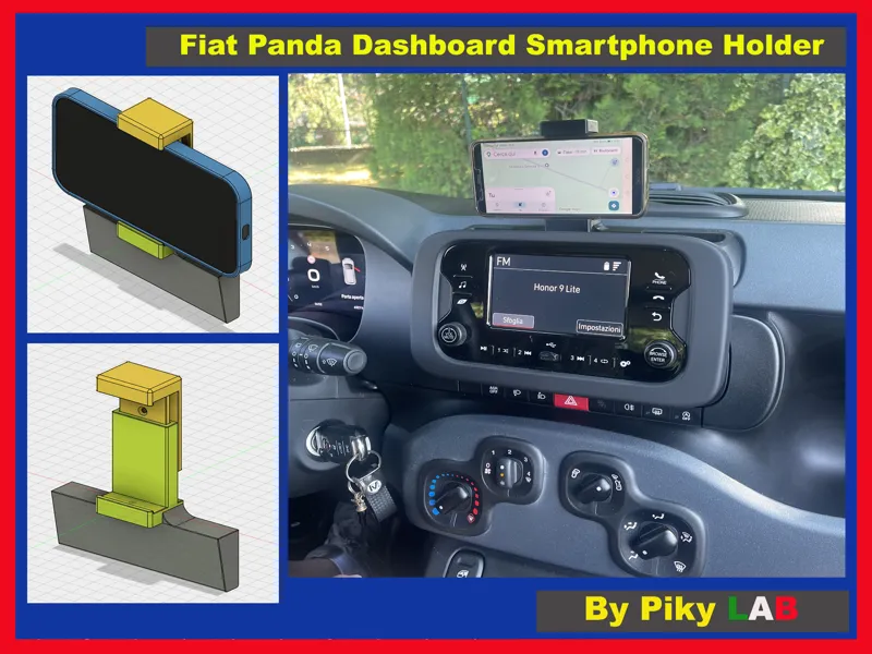 Fiat Panda Dashboard Smartphone Holder