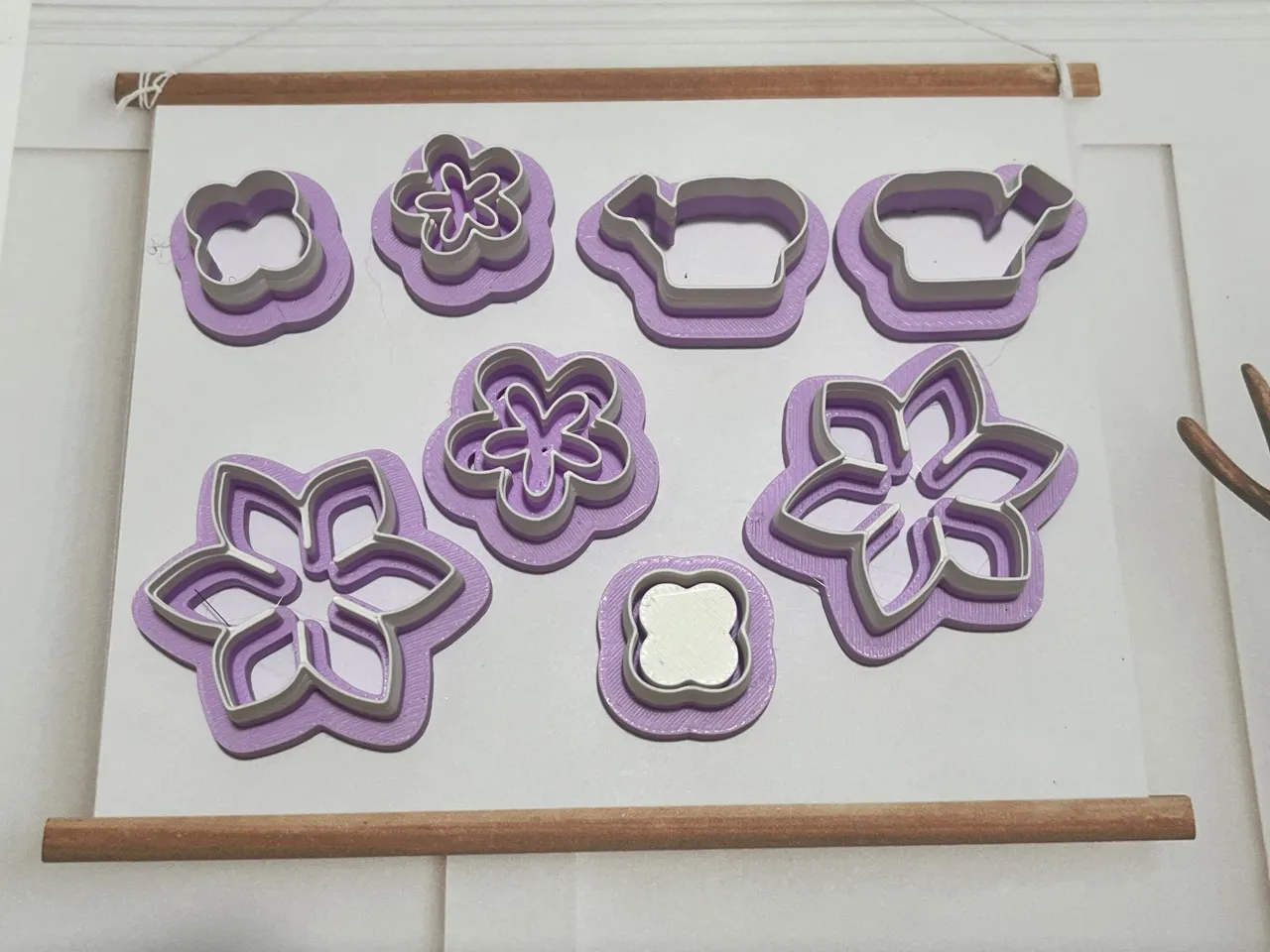 Summer Flower Polymer Clay Cutters for Earrings view 4