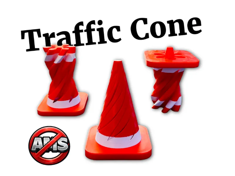 Traffic Cone Spiral Fidget