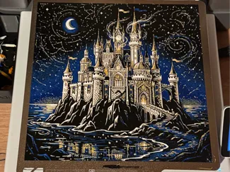 Magical Castle 3D Painting