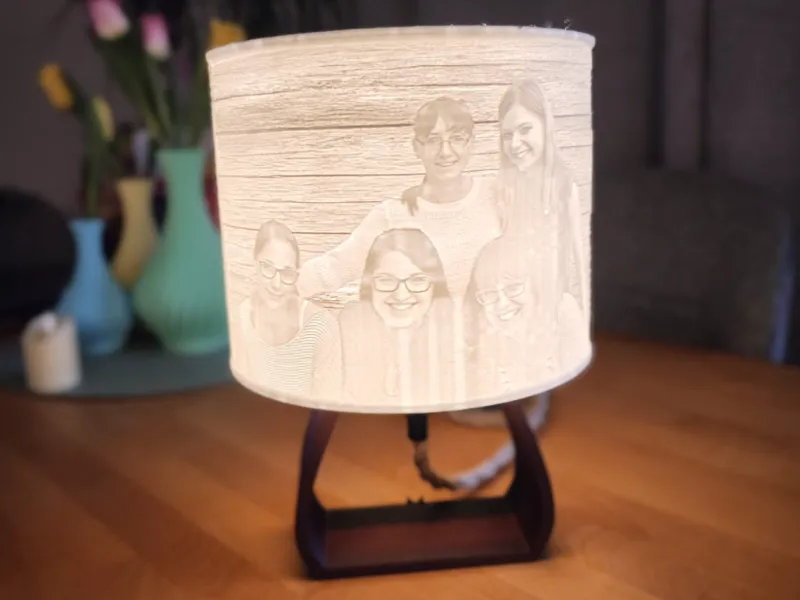 Lithophane Unterteil für e27 und LED Band