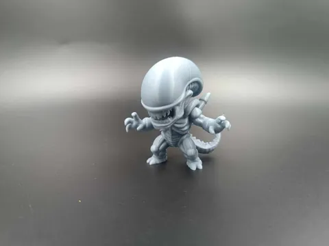 Alien Xenomorph - Chibi - Toy - Figurine view 2