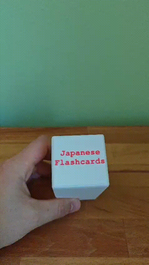 Japanese Flashcard Box – Dual Display Study Case