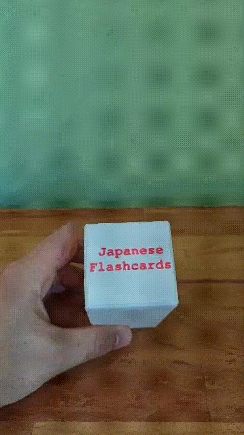 Japanese Flashcard Box – Dual Display Study Case