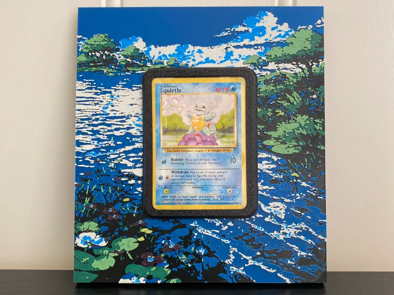 Pokémon Card Display – Water Type