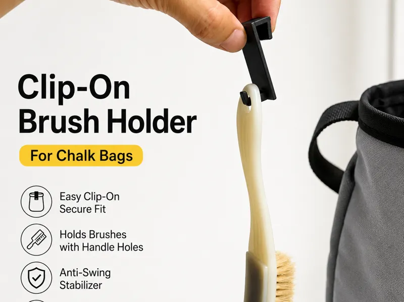 Chalk Brush Clip —Universal Chalk Bag Brush Holder